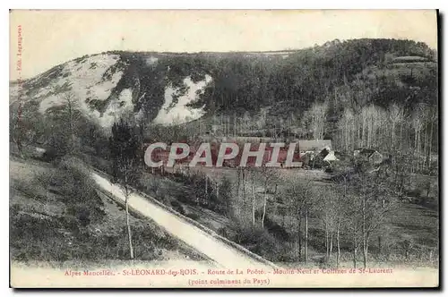 Cartes postales Alpes Mancelles St Leonard des Bois Route de la Poote