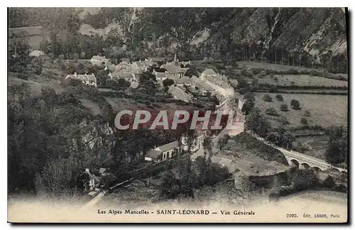 Ansichtskarte AK Les Alpes Mancelles Saint Leonard Vue Generale