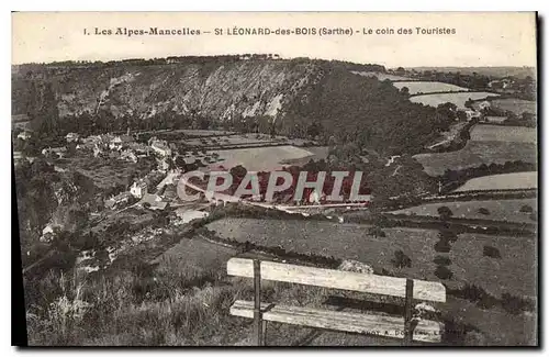 Ansichtskarte AK Les Alpes Mancelles St Leonard des Bois Le coin des Touristes