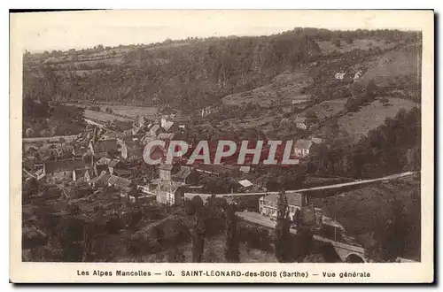 Ansichtskarte AK Les Alpes Mancelles Saint Leonard des Bois Sarthe Vue generale