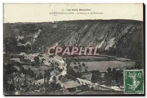 Cartes postales Les Alpes Mancelles St Leonard des Bois Le Bourg vu de Narbonne