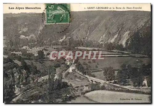 Ansichtskarte AK Les Alpes Mancelles Saint Leonard et la Butte du Haut Fourche