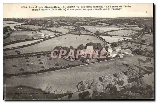 Cartes postales Les Alpes Mancelles St Leonard des Bois Sarthe La Ferme de l'inthe ancien manoir XVI siecle et v