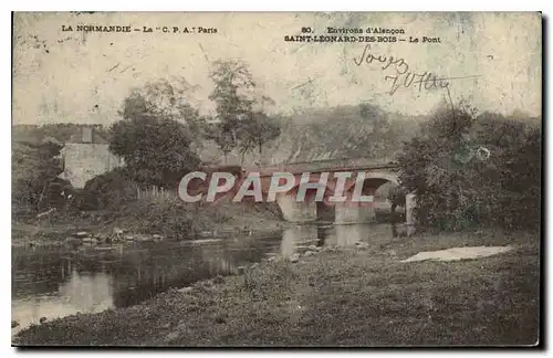 Ansichtskarte AK Environs d'Alecon Saint Leonard des Bois Le Pont