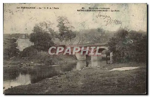 Cartes postales Environs d'Alecon Saint Leonard des Bois Le Pont