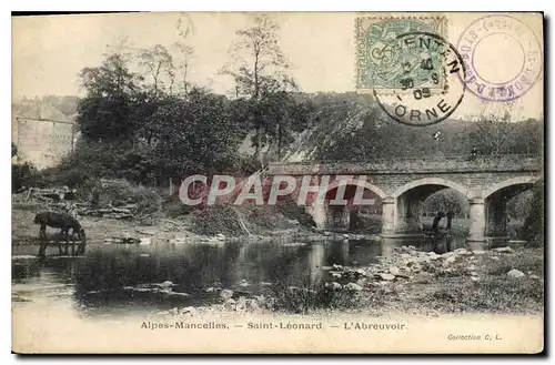 Cartes postales Alpes Mancelles Saint Leonard L'Abreuvoir