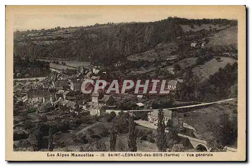 Cartes postales Les Alpes Mancelles Saint Leonard des Bois Sarthe Vue generale