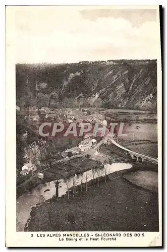 Cartes postales Les Alpes Mancelles St Leonard des Bois Le Bourg et le Haut Fourche