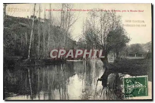 Cartes postales Alpes Mancelles St Leonard des Bois Les Bords de la Sarthe pres le Moulin Neuf