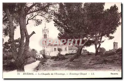 Cartes postales Hyeres la Chapelle de l'Ermitage