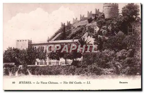 Cartes postales Hyeres Le Vieux Chateau