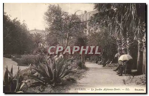 Ansichtskarte AK Hyeres Le Jardin Alphonse Denis