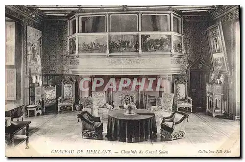 Cartes postales Chateau de Meillant Cheminee du Grand Salon