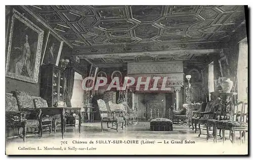 Cartes postales Chateau de Sully sur Loire Loiret Le Grand Salon