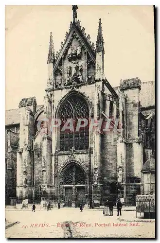 Ansichtskarte AK Reims Eglise St Remi lateral Sud