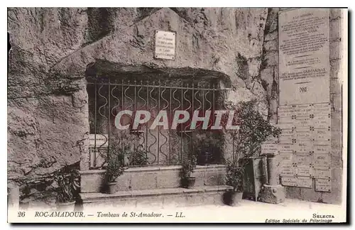 Cartes postales Roc Amadour Tombeau de St Amadour