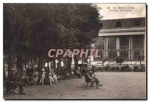 Cartes postales Le Mont Dore Jardins du Casino