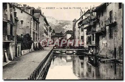 Cartes postales Annecy Le Quai de l'Eveche