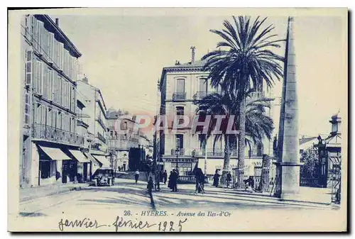 Cartes postales Hyeres Avenue des Iles d'Or