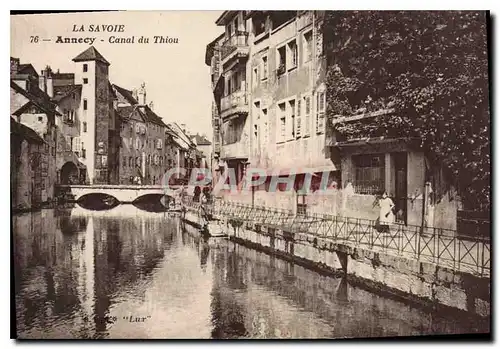 Cartes postales La Savoie Annecy Canal du Thiou