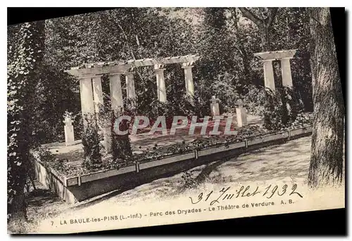 Cartes postales Le Baule les Pins L Inf Parc des Dryades Le Theatre de Verdure