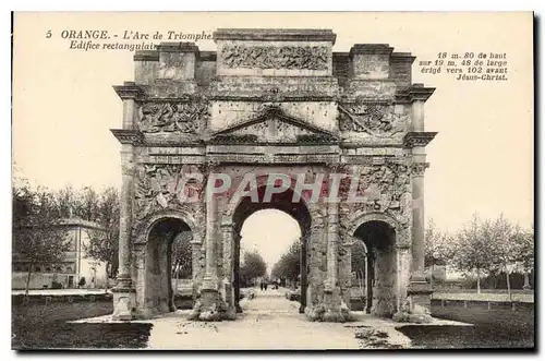 Ansichtskarte AK Orange L'Arc de Triomphe