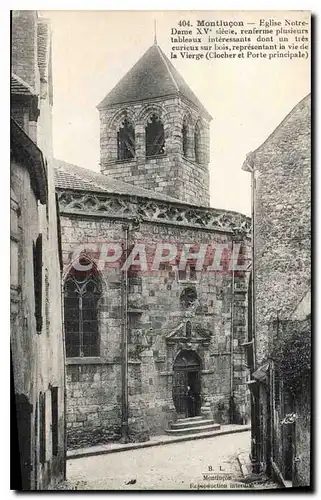 Ansichtskarte AK Montlucon Eglise Notre Dame XV siecle