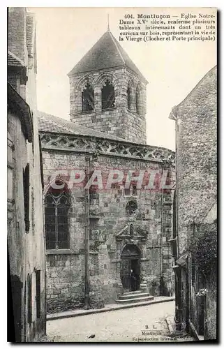Cartes postales Montlucon Eglise Notre Dame XV siecle