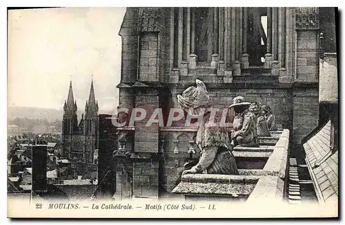 Ansichtskarte AK Moulins La Cathedrale Motifs Cote Sud