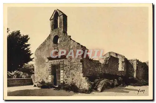 Ansichtskarte AK Les Baux B du R Chapelle des Penitents XVI siecle