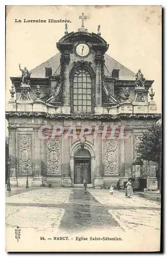 Ansichtskarte AK Nancy Eglise Saint Sebastien