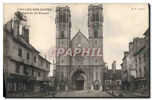 Ansichtskarte AK Chalon sur Saone Cathedrale St Vincent