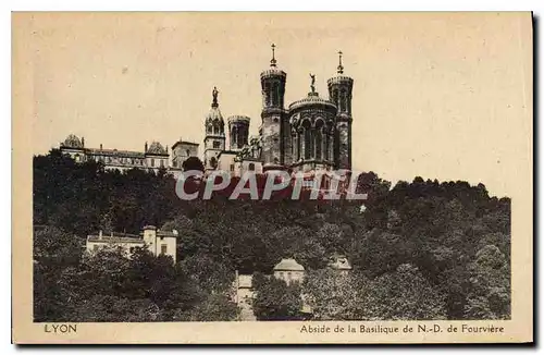 Ansichtskarte AK Lyon Abside de la Basilique de ND de Fourviere