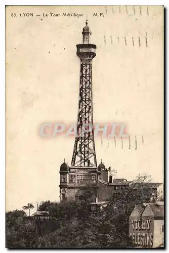 Cartes postales Lyon La Tour Metallique