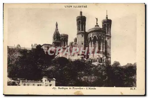 Cartes postales Lyon Illustre Basilique de Fourviere L'Abside