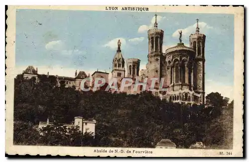 Ansichtskarte AK Lyon Artistique Abside de ND de Fourviere