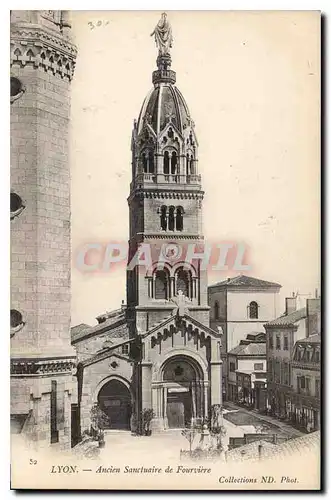 Cartes postales Lyon Ancien Sanctuaire de Fourviere