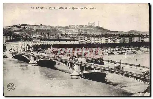 Ansichtskarte AK Lyon Pont Gallieni et Quartier Perrache