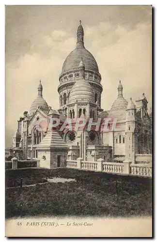 Ansichtskarte AK Paris XVIII Le Sacre Coeur