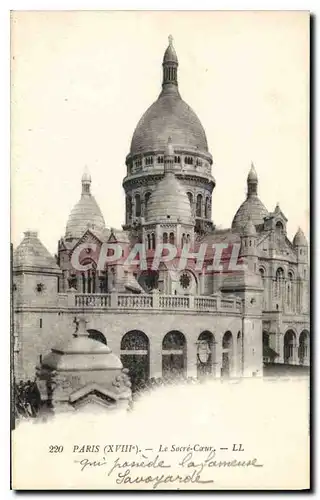 Ansichtskarte AK Paris XVIII Le Sacre Coeur