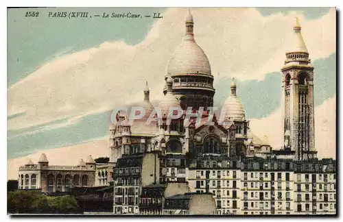 Ansichtskarte AK Paris XVIII Le Sacre Coeur