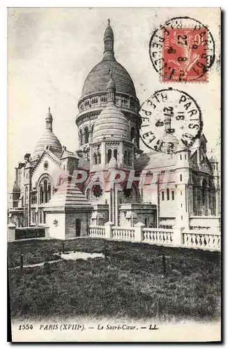 Cartes postales Paris XVIII Le Sacre Coeur