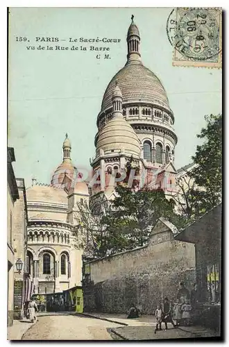 Ansichtskarte AK Paris Le Sacre Coeur vu de la Rue de la Barre