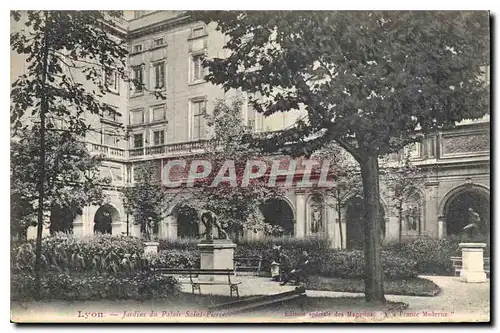 Ansichtskarte AK Lyon Jardins du Palais Saint Pierre