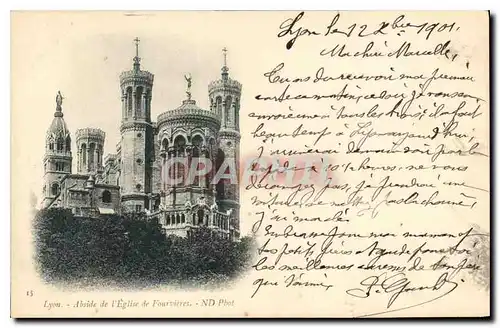 Cartes postales Lyon Abside de l'Eglise de Fourviere