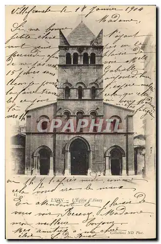 Cartes postales Lyon L'Eglise d'Ainay