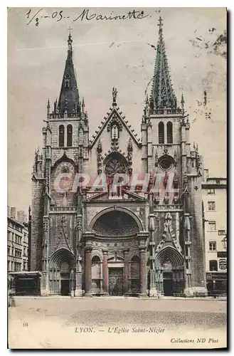 Ansichtskarte AK Lyon L'Eglise Saint Nizier