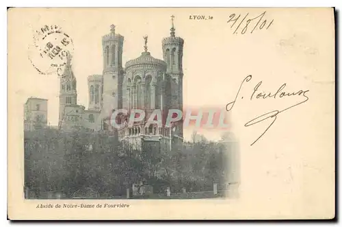 Cartes postales Lyon Abside de Notre Dame de Fourviere