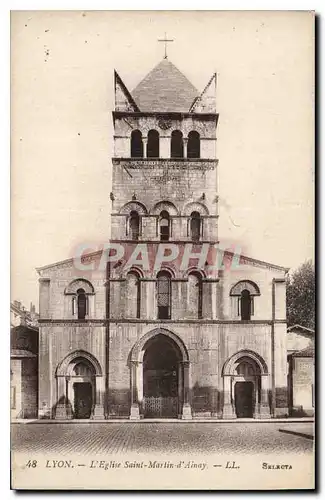 Ansichtskarte AK Lyon L'Eglise Saint Martin d'Ainay