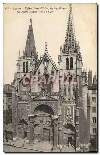 Ansichtskarte AK Lyon Eglise Saint Vizier Style gothique Cathedrale primitive de Lyon